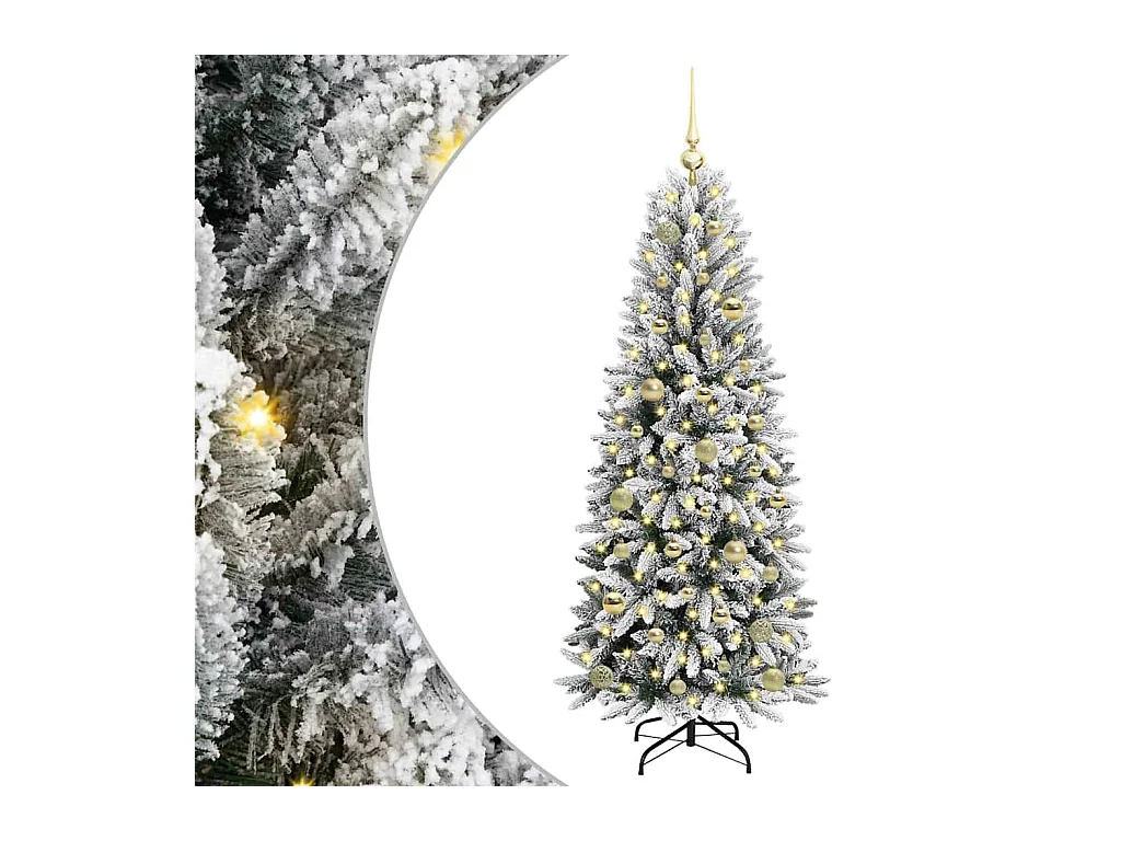 Árbol de Navidad artificial con 150 LED 63 x 63 x 150 cm
