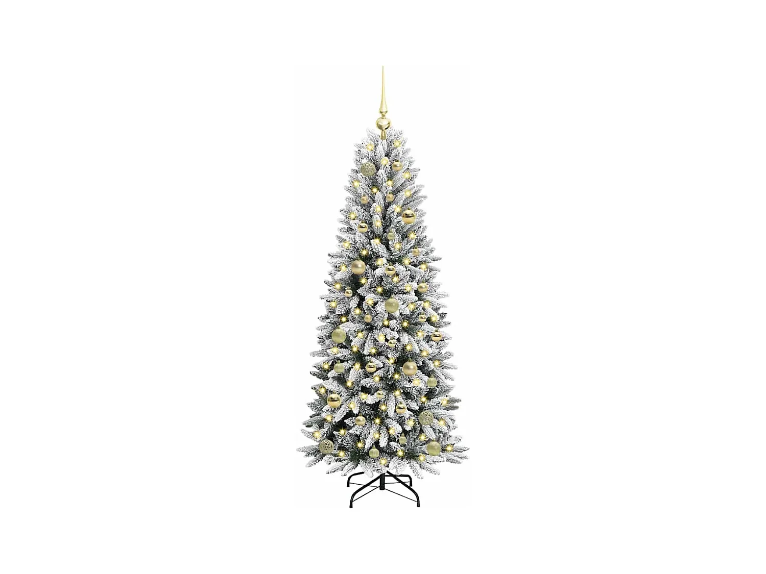 Árbol de Navidad artificial con 150 LED 63 x 63 x 150 cm
