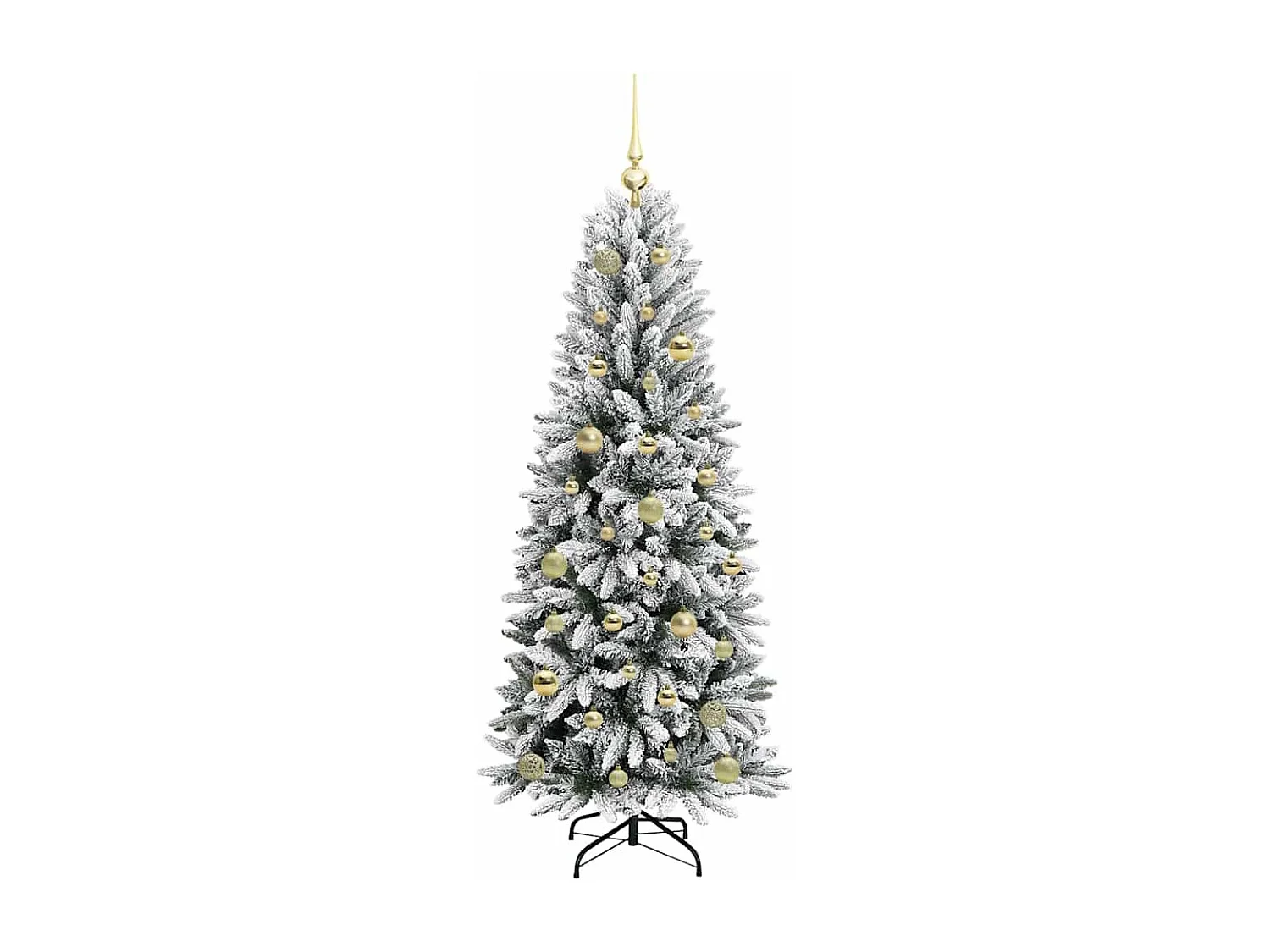 Sapin de Noël artificiel avec 150 LED Blanc 63 x 63 x 150 cm