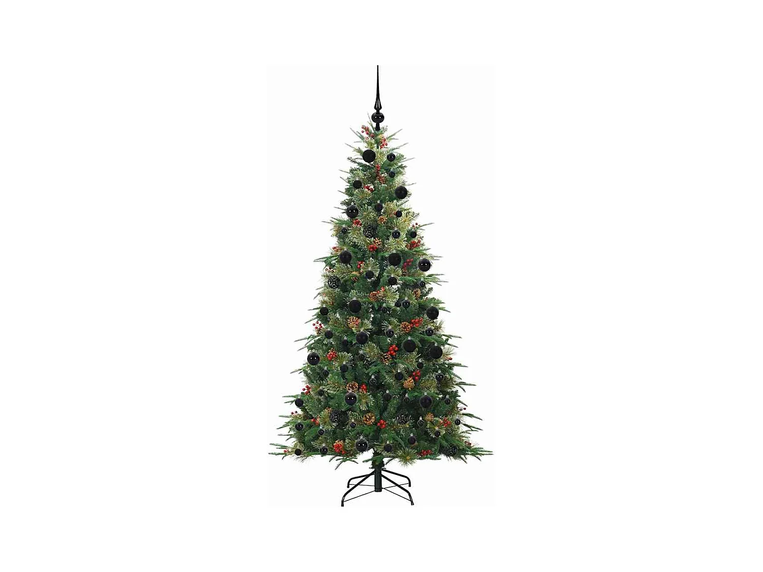 Sapin de Noël Artificiel à Branches Articulées Vert 210 cm