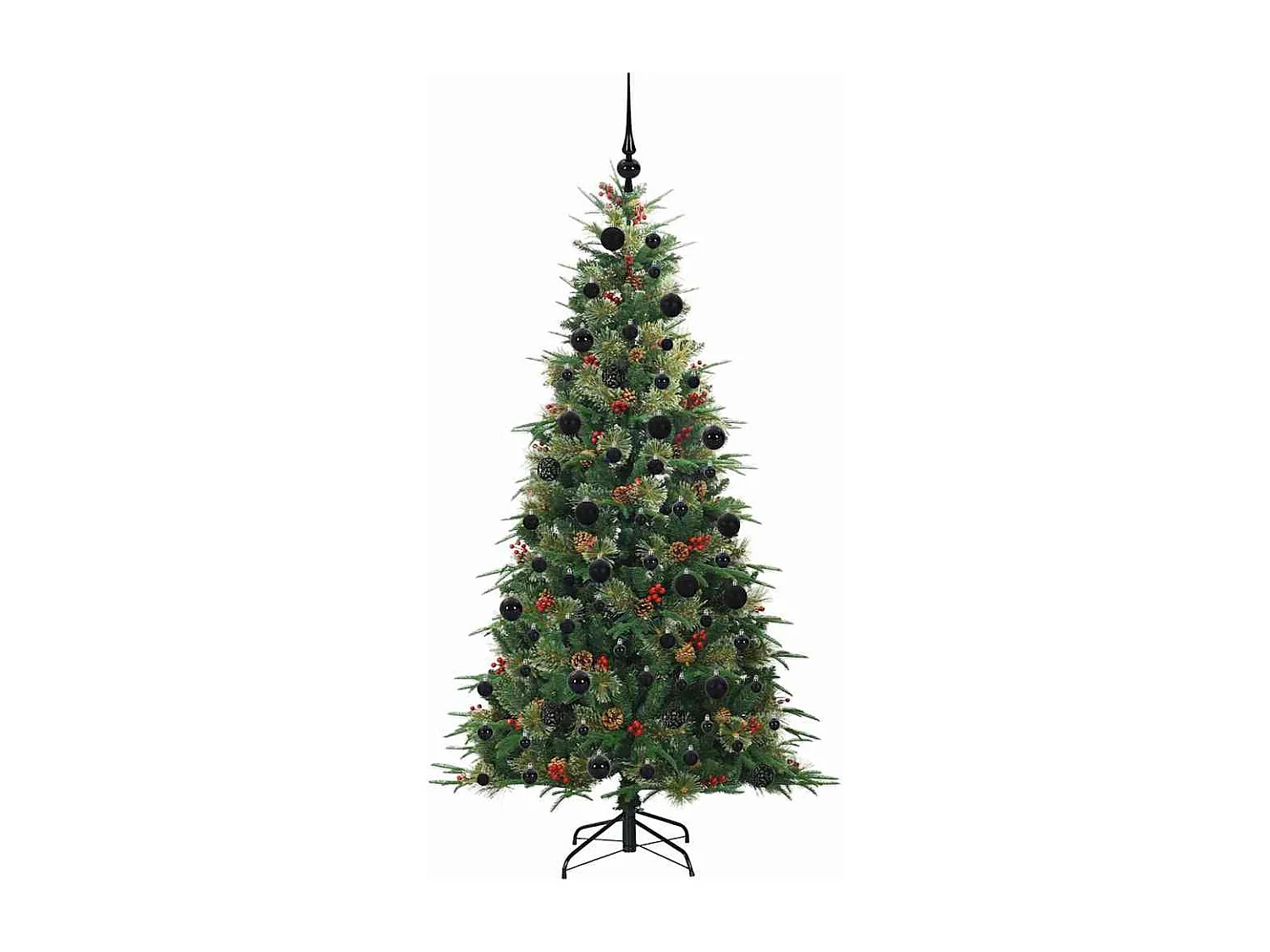Sapin de Noël Artificiel à Branches Articulées Vert 210 cm