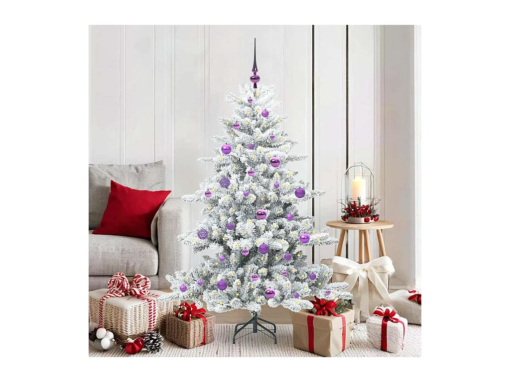 Árbol de Navidad artificial con ramas articuladas 150 cm PVC