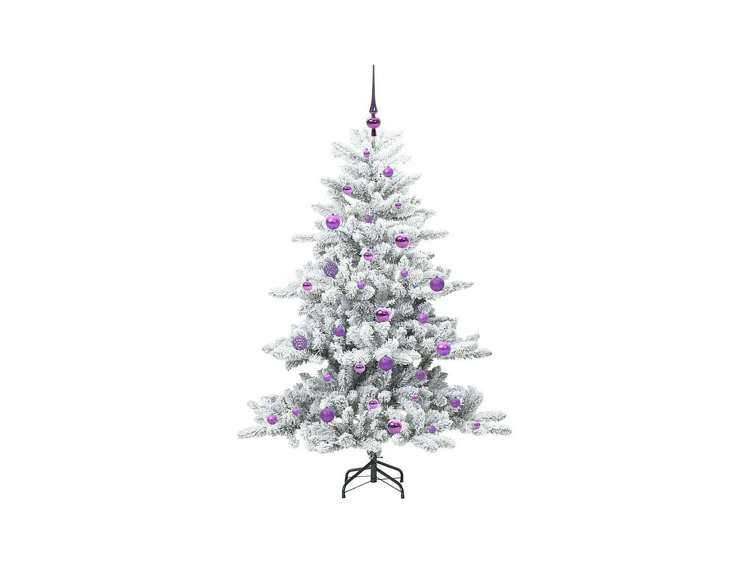 Árbol de Navidad artificial con ramas articuladas 150 cm PVC