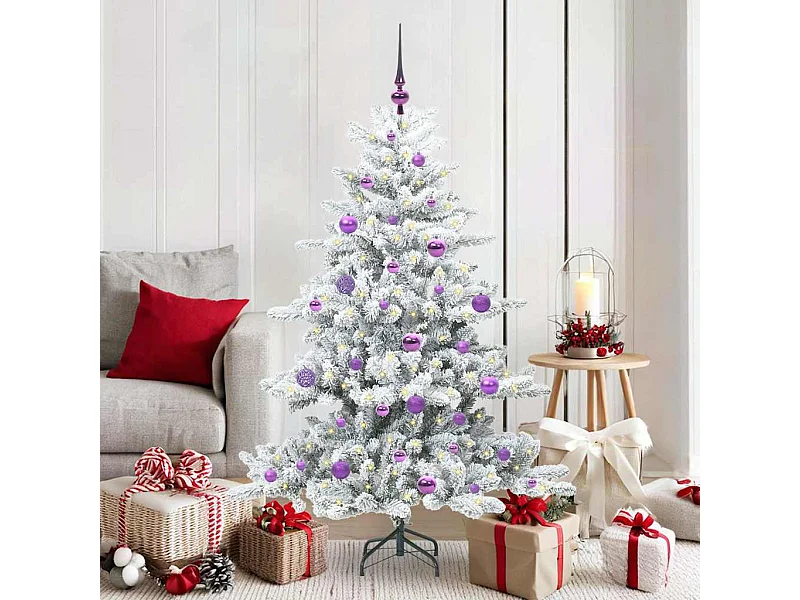 Árbol de Navidad artificial con ramas articuladas 150 cm PVC