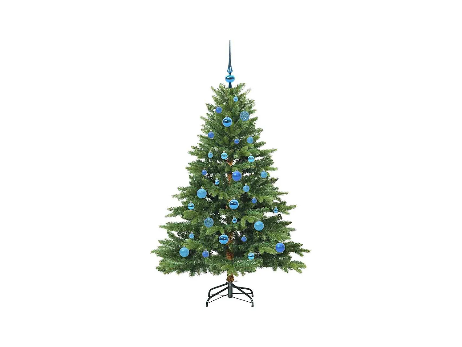 Árbol de Navidad artificial con 150 LED Verde 150 cm PE y PVC