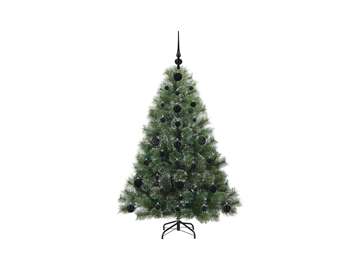Árbol de Navidad artificial con 150 LED Verde 120 cm PE y PVC