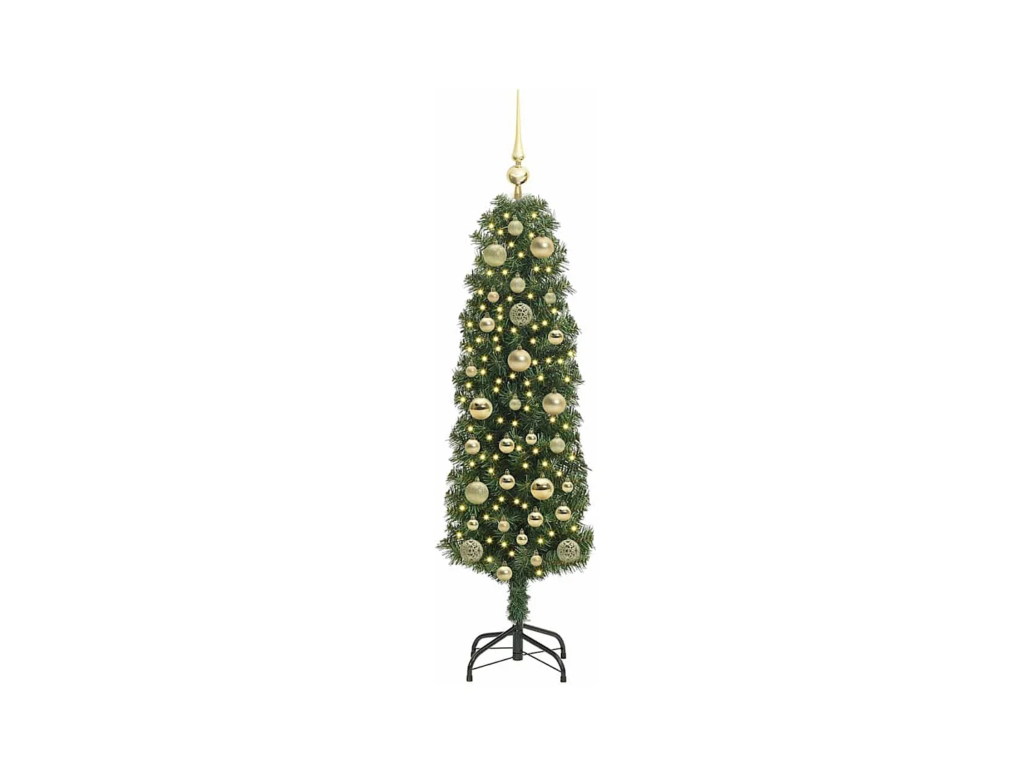 Sapin de Noël artificiel Vert 150 cm PVC et acier et plastique