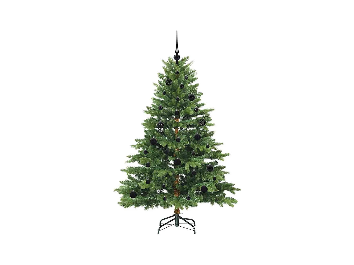 Árbol de Navidad artificial con 150 LED Verde 150 cm PE y PVC