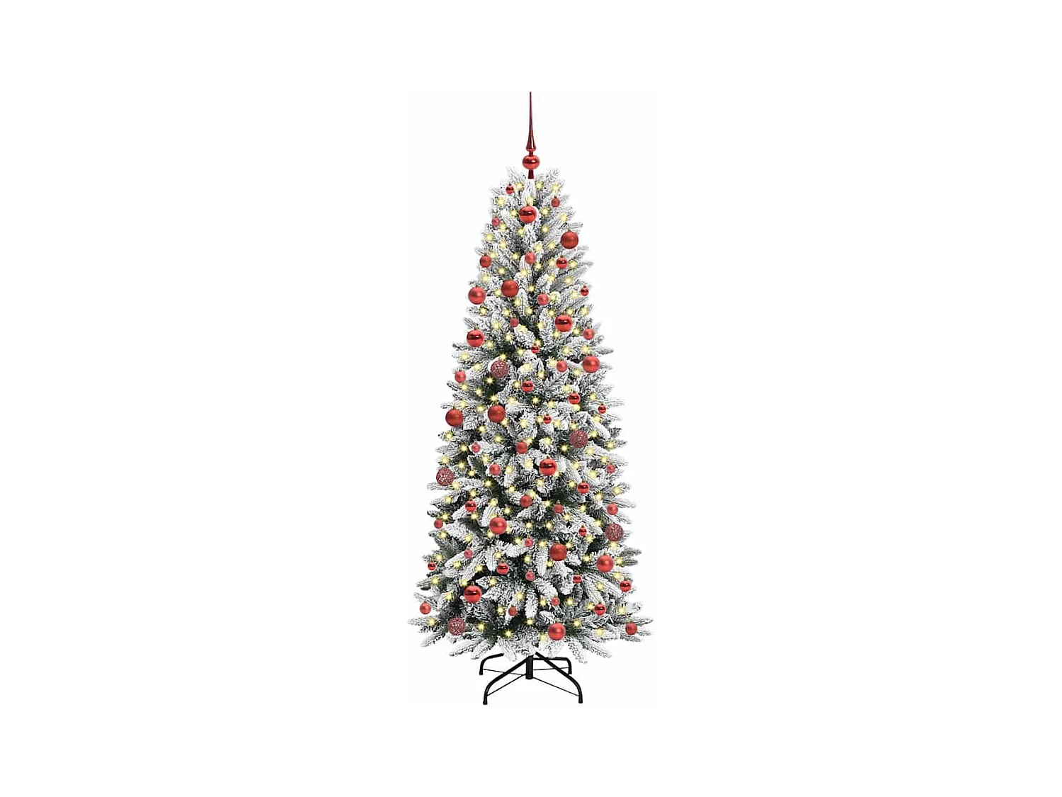 Sapin de Noël artificiel avec 300 LED Blanc 73 x 73 x 180 cm