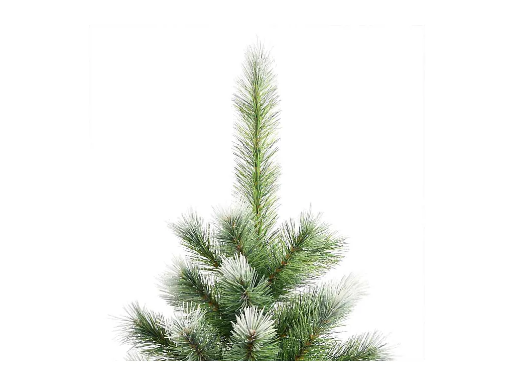 Kunstmatige scharnierende Kerstboom met gevlochten sneeuw