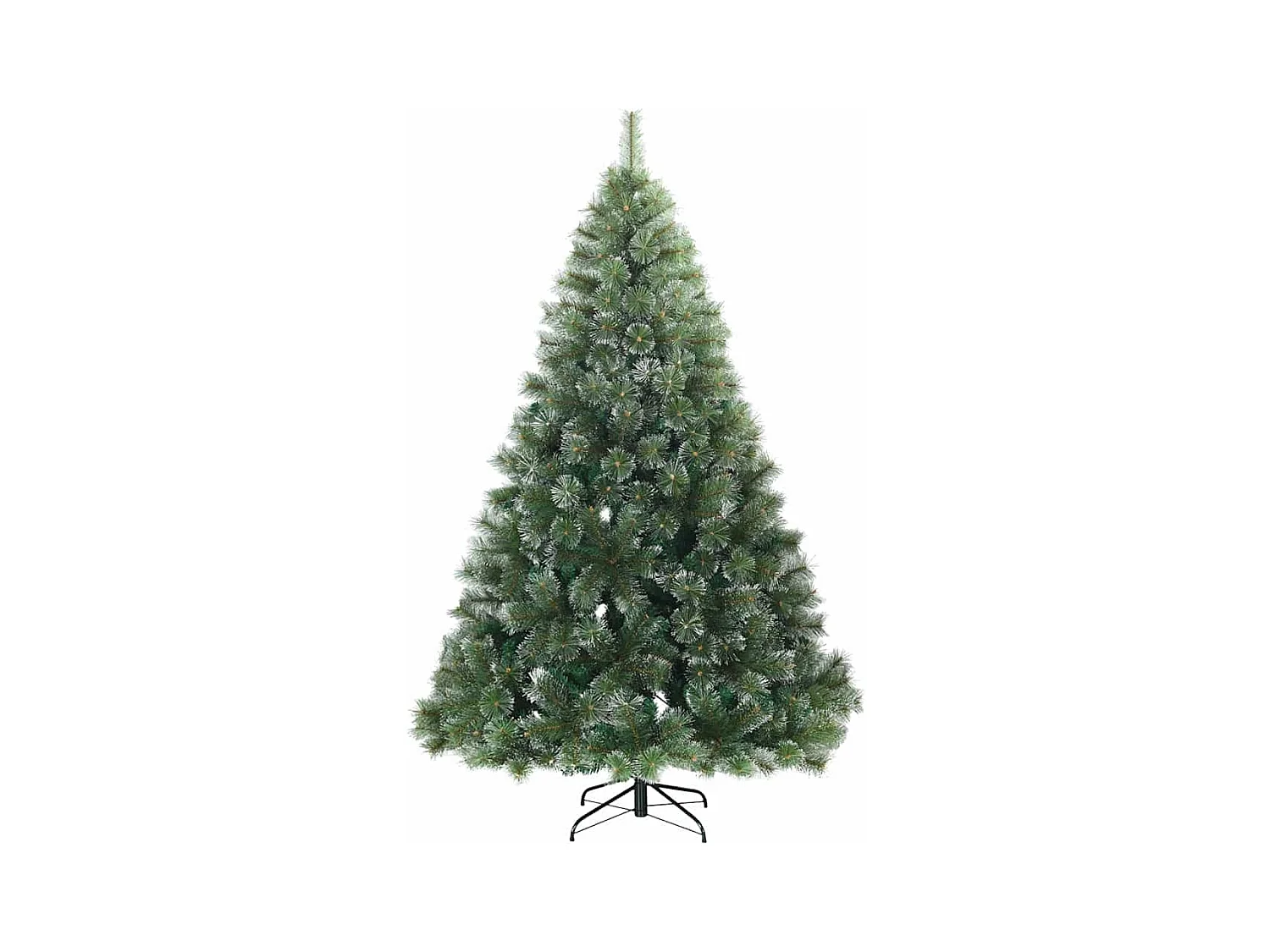 Kunstkerstboom met 300 LED met standaard Groen 180 cm PE en PVC