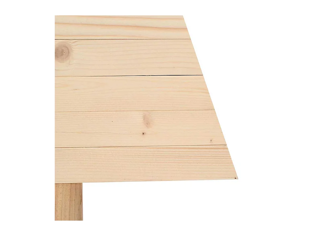 Arbres de Noël avec support Naturel 90 cm Bois massif en pin