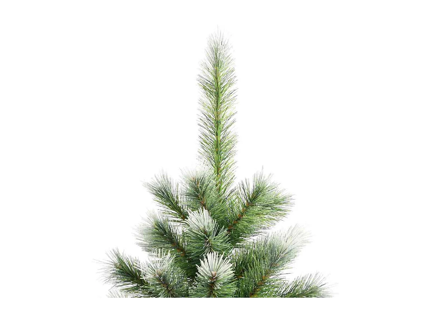 Sapin de Noël artificiel à charnière avec neige en flocons