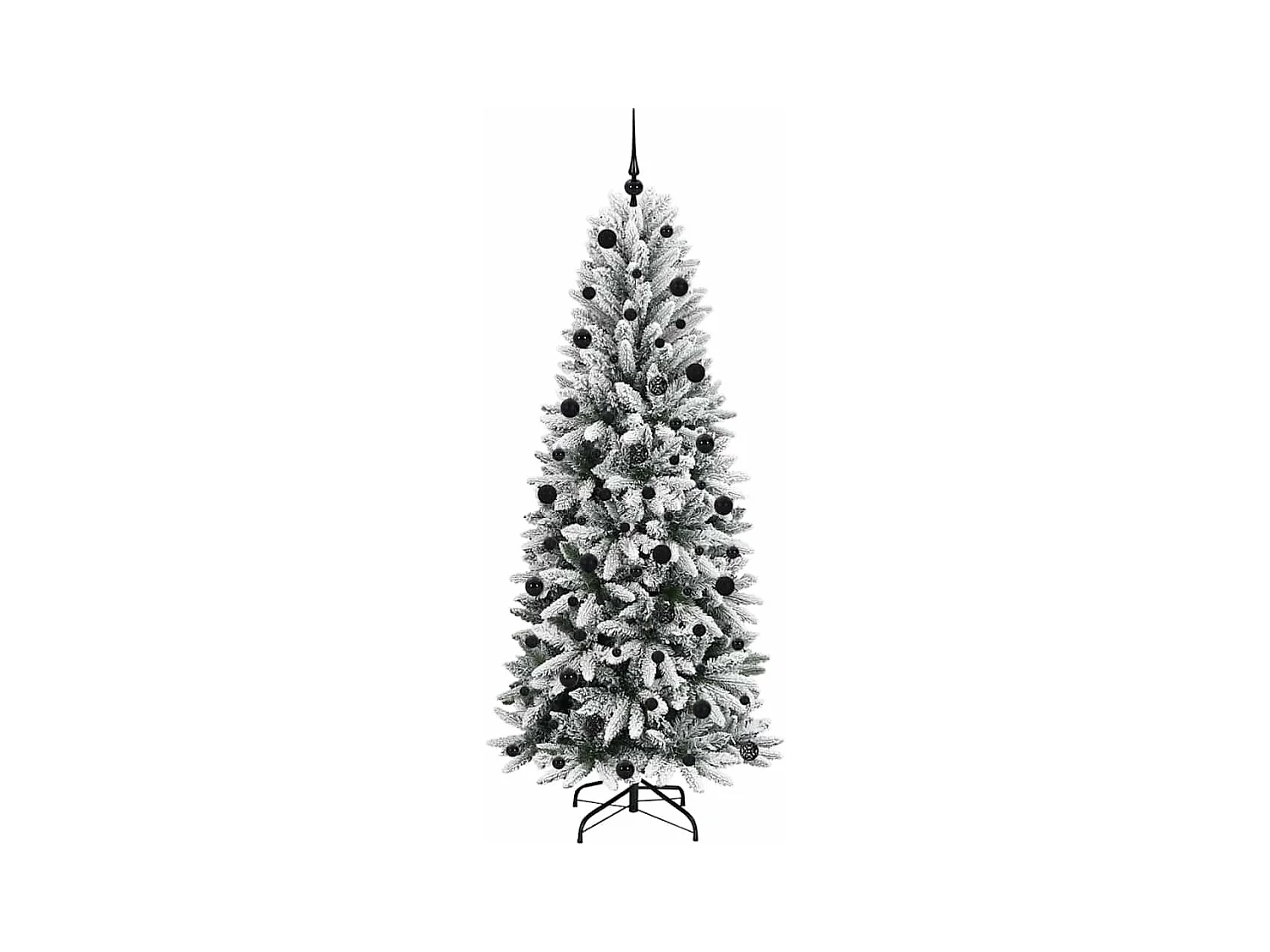 Árvore de Natal Artificial com 300 LEDs Branco 78 x 78 x 210 cm