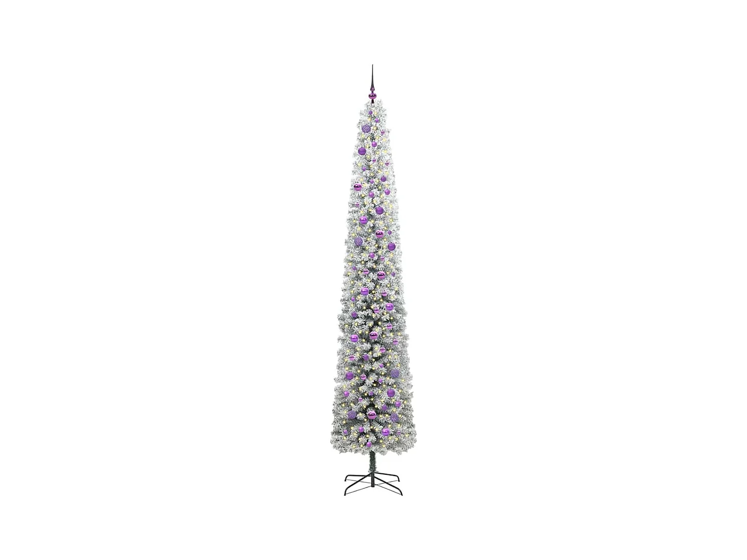 Árbol de Navidad artificial Verde 270 cm PVC, Acero y Plástico