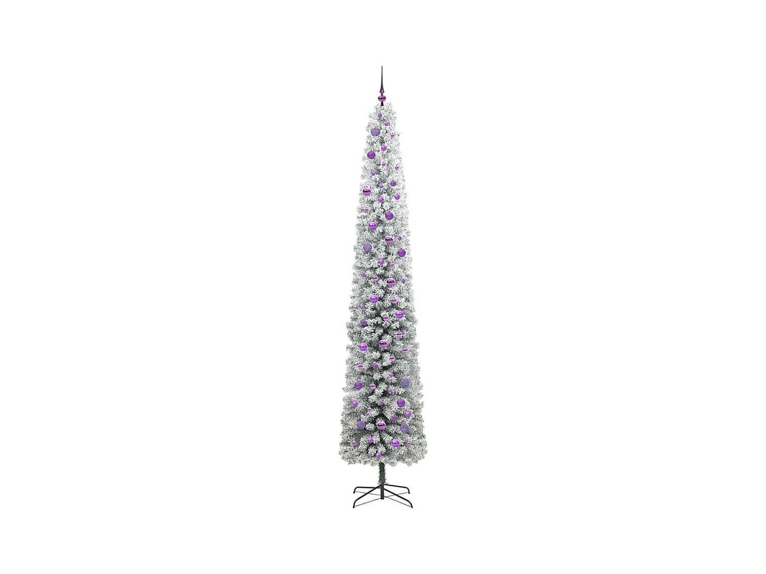 Árbol de Navidad artificial Verde 270 cm PVC, Acero y Plástico