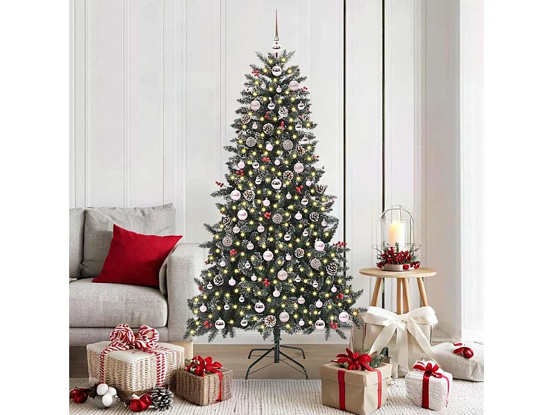 Sapin de Noël artificiel avec 300 LED Vert 99 x 99 x 180 cm