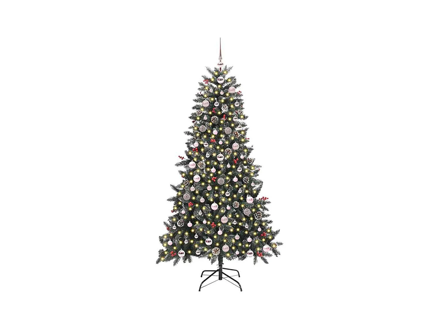Árbol de Navidad artificial con 300 LED Verde 99 x 99 x 180 cm