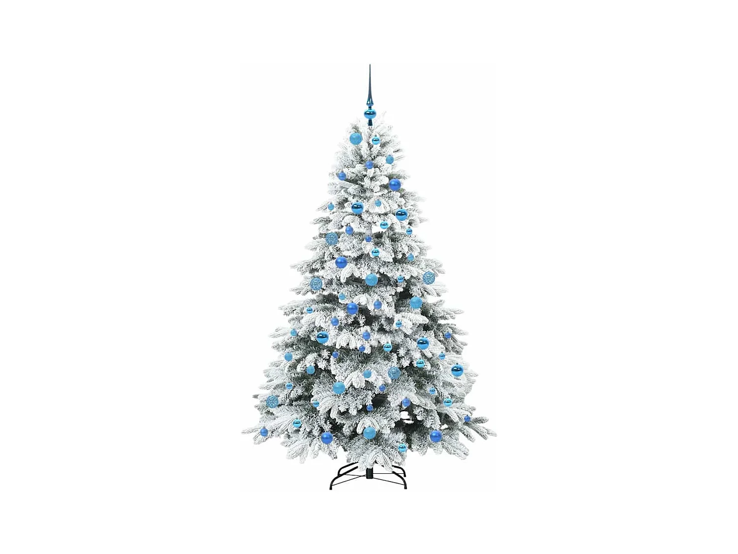 Árbol de Navidad artificial con 300 LED Verde 180 cm PE y PVC