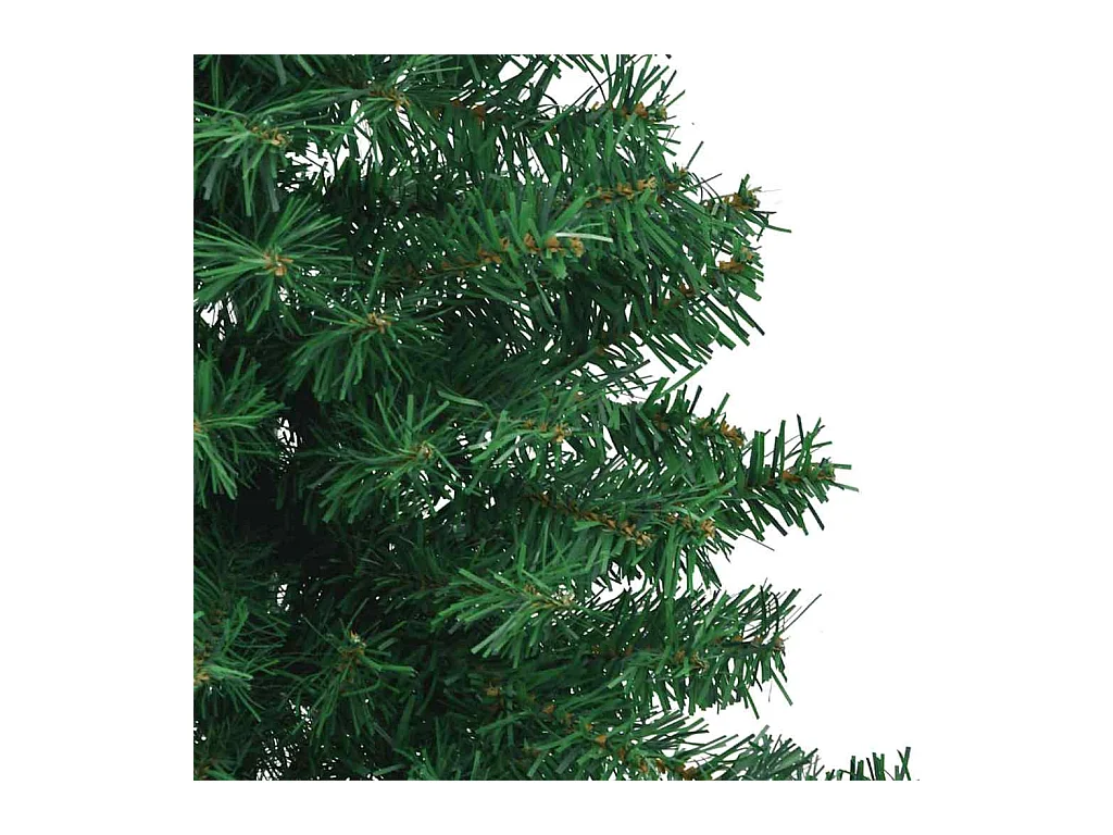 Kunstkerstboom met LED -striplichten Anders Groen 180 cm PVC