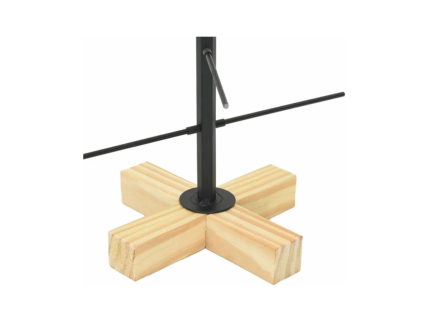 Árvore de Natal de metal Preto 60 cm Aço com Revestimento em Pó