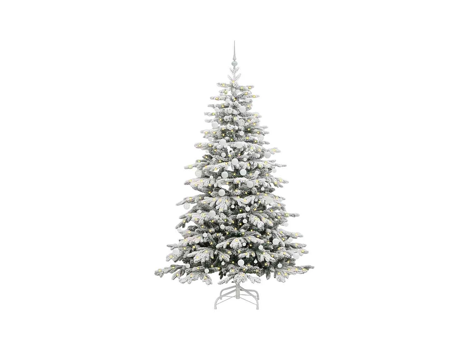 Árbol de Navidad artificial con ramas articuladas 210 cm