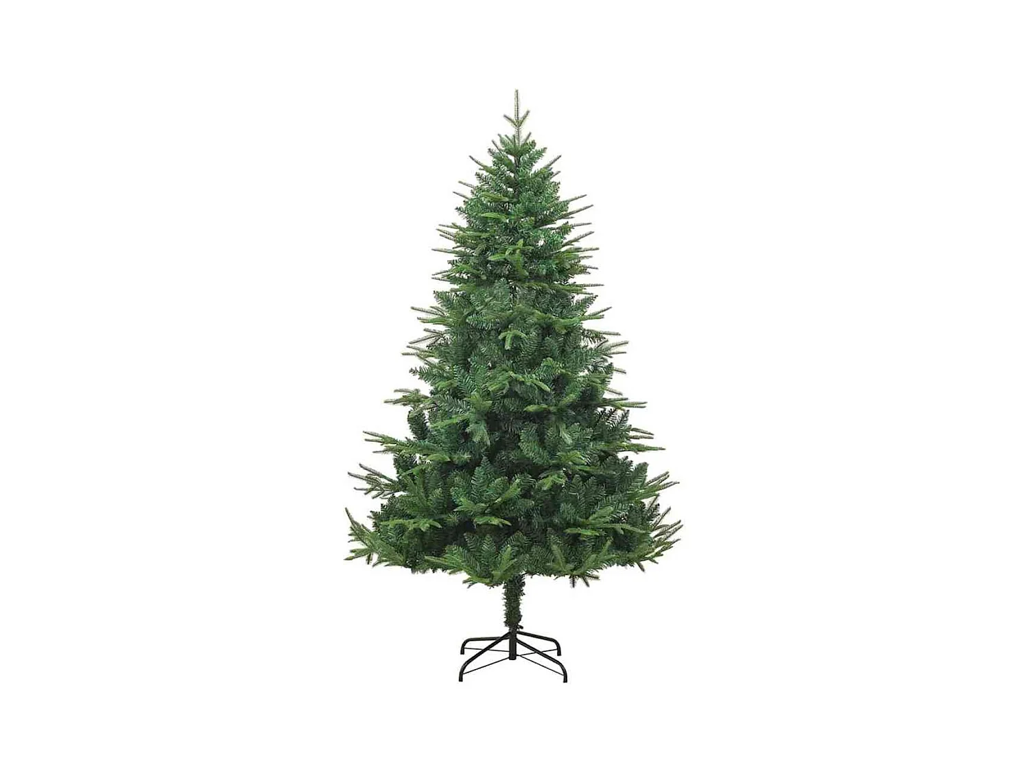 Kunstkerstboom met LED -striplichten Anders Groen 180 cm PVC