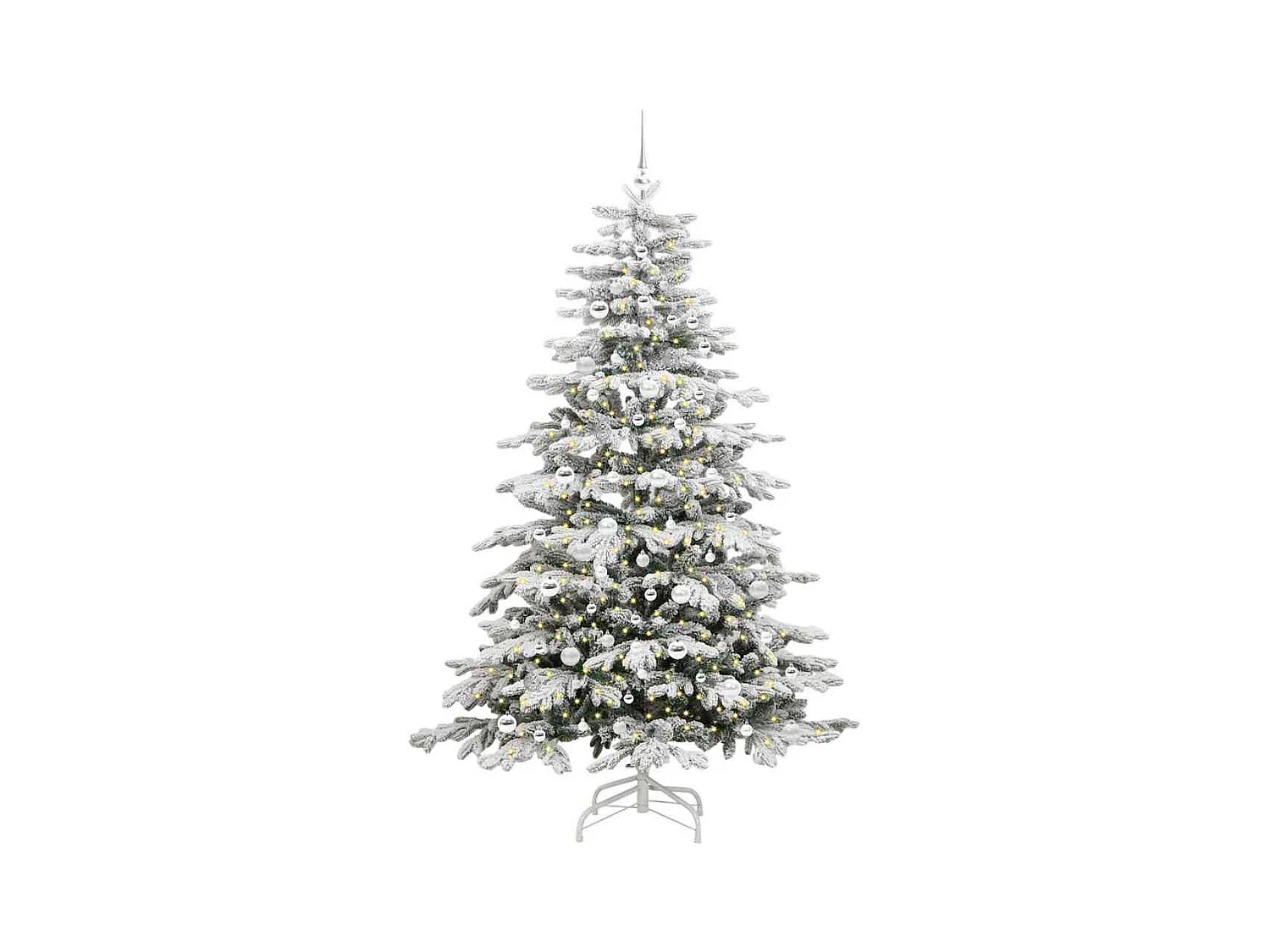 Árbol de Navidad artificial con ramas articuladas 210 cm