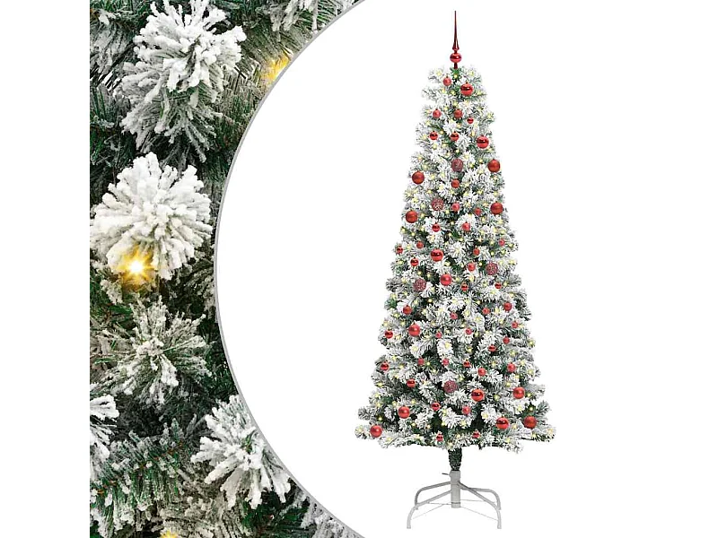 Sapin de Noël Artificiel à Branches Articulées 210 cm PVC