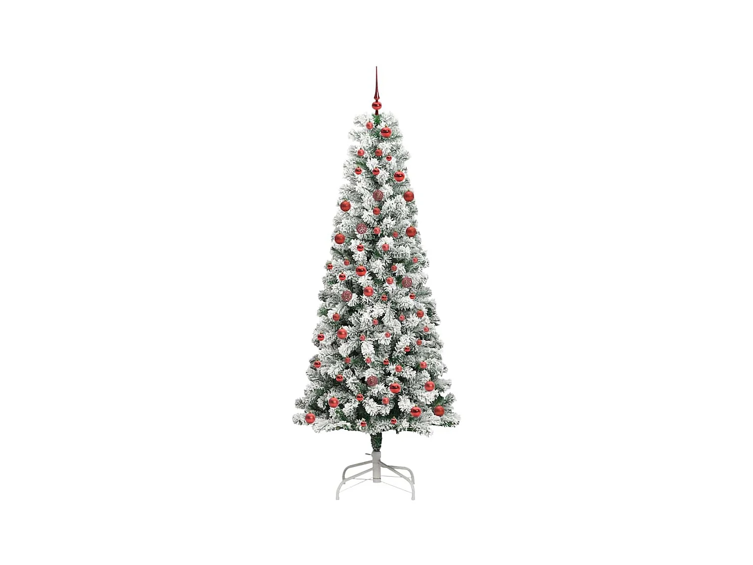 Árbol de Navidad artificial con ramas articuladas 210 cm PVC