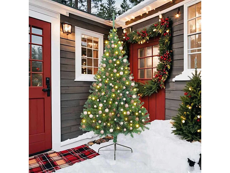 Árvore de Natal Artificial Verde 210 cm PVC