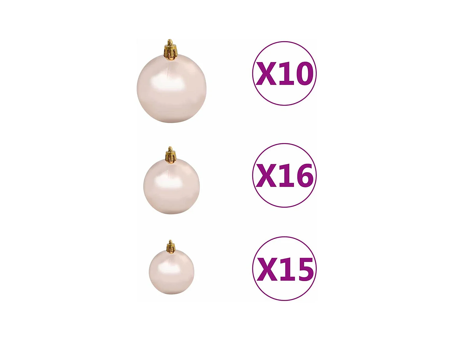 Árvore de Natal Artificial Verde 210 cm PVC