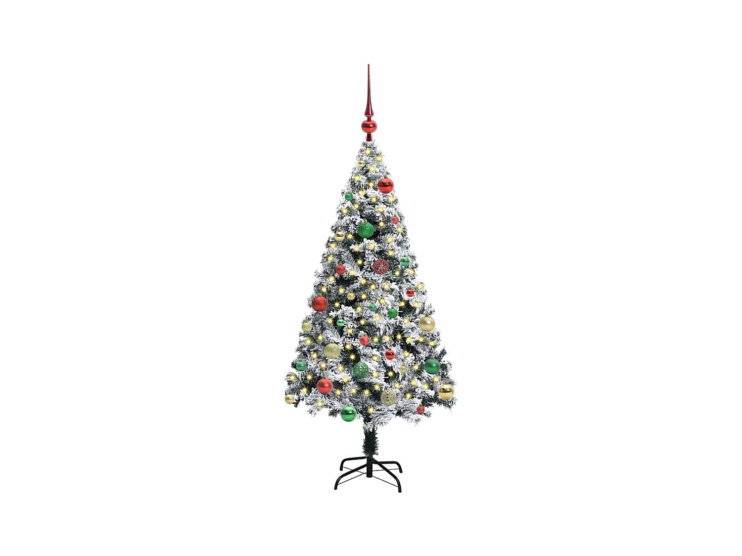 Sapin de Noël artificiel Vert 150 cm PVC, Acier et Plastique