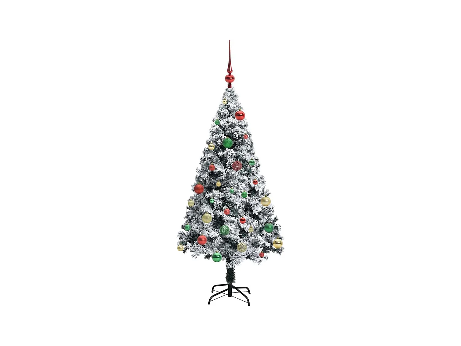 Sapin de Noël artificiel Vert 150 cm PVC, Acier et Plastique