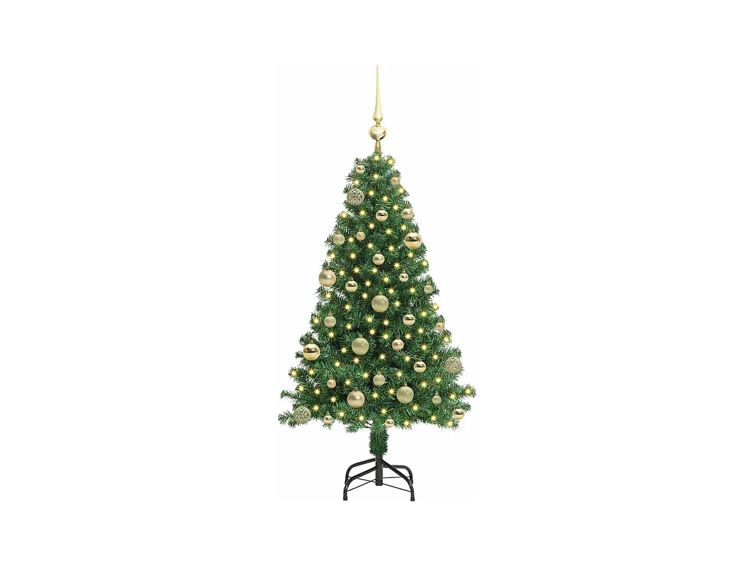 Sapin de Noël artificiel Vert 120 cm PVC, Acier et Plastique