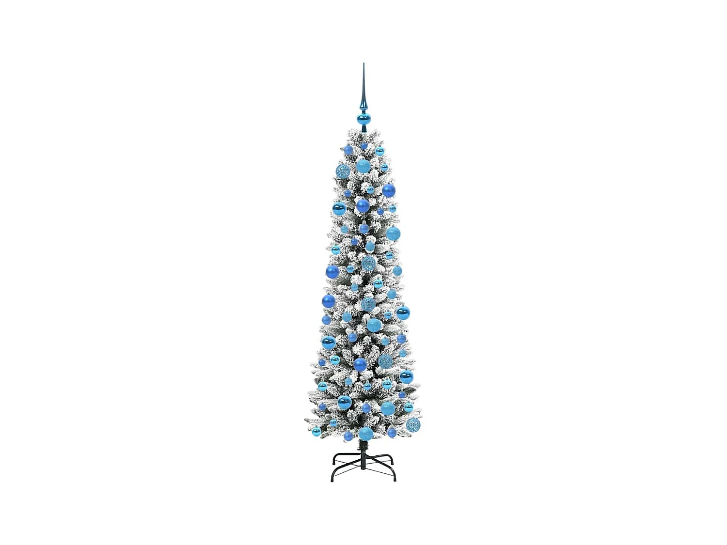 Sapin de Noël artificiel avec 300 LED Vert et blanc 180 cm