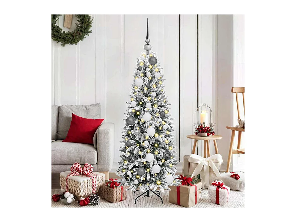 Árbol de Navidad artificial con 150 LED 53 x 53 x 120 cm