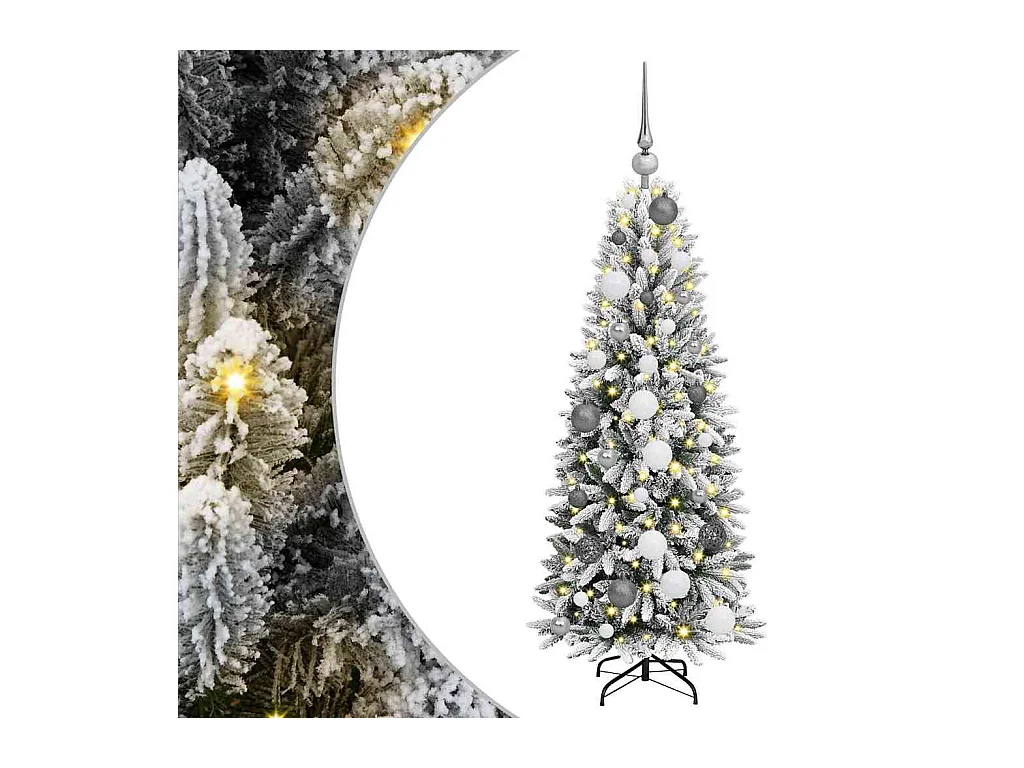 Árbol de Navidad artificial con 150 LED 53 x 53 x 120 cm