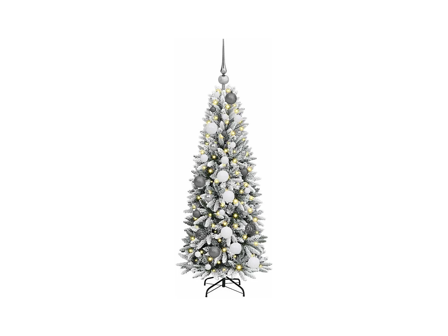 Árbol de Navidad artificial con 150 LED 53 x 53 x 120 cm