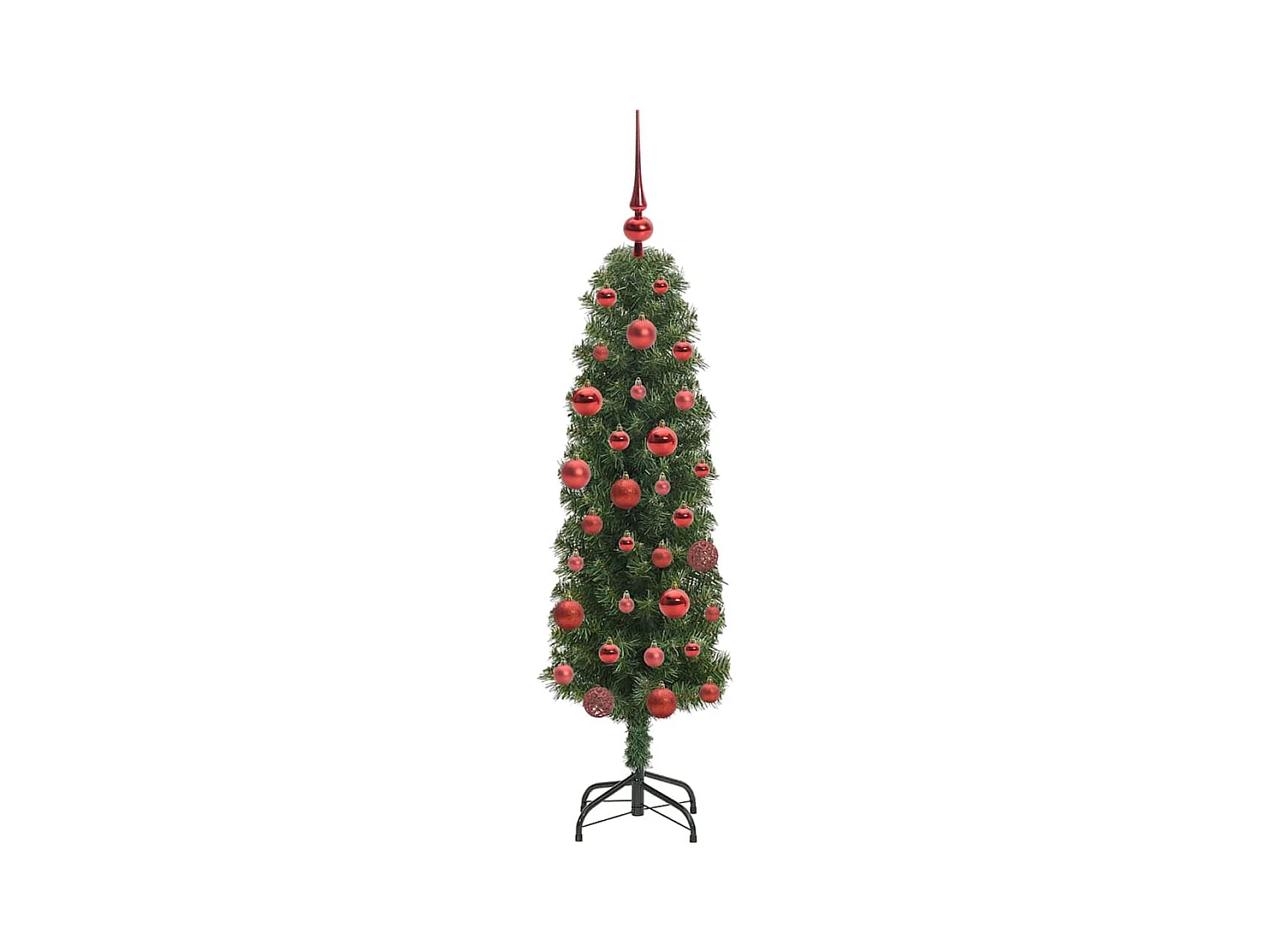 Sapin de Noël artificiel Vert 150 cm PVC et acier et plastique