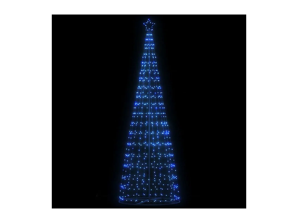 Árbol de Navidad LED 550 LEDs azul 304 cm