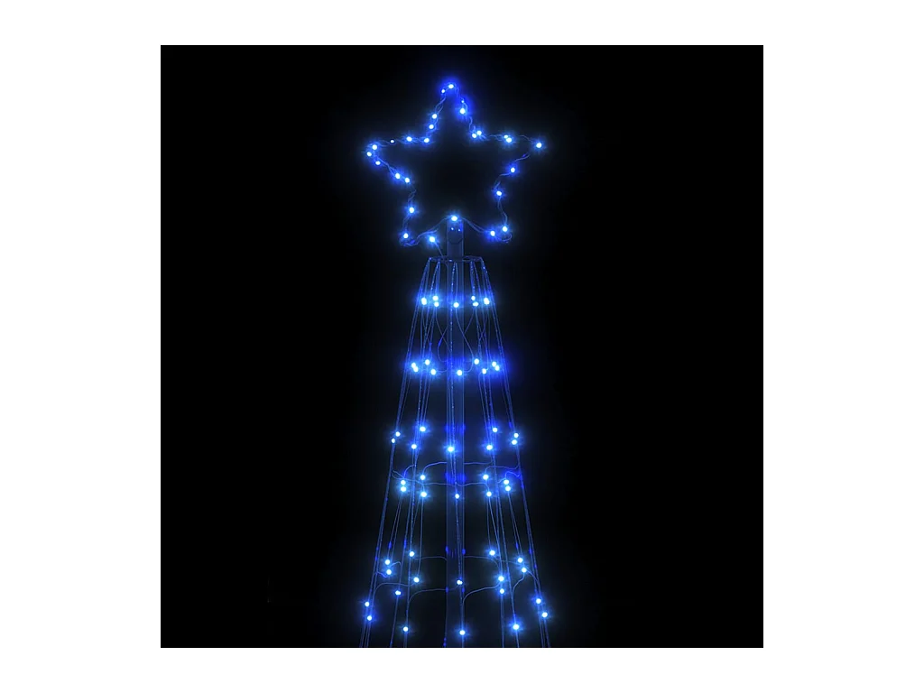 Árbol de Navidad LED 550 LEDs azul 304 cm