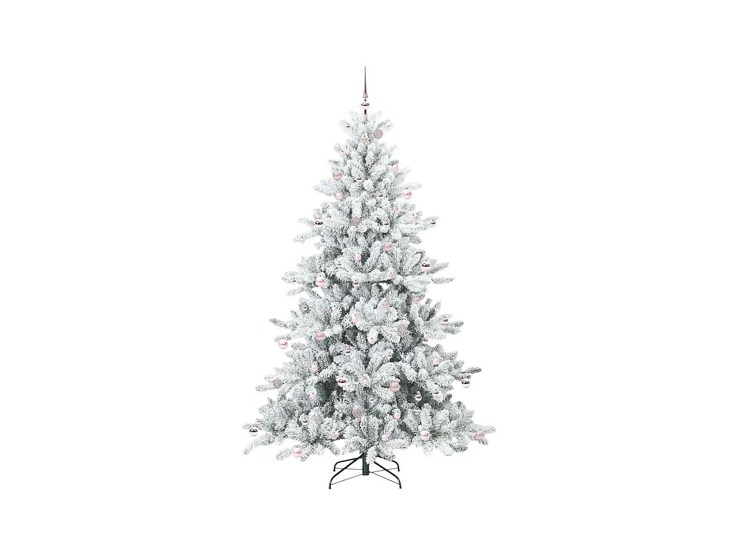 Árbol de Navidad artificial con ramas articuladas 240 cm PVC