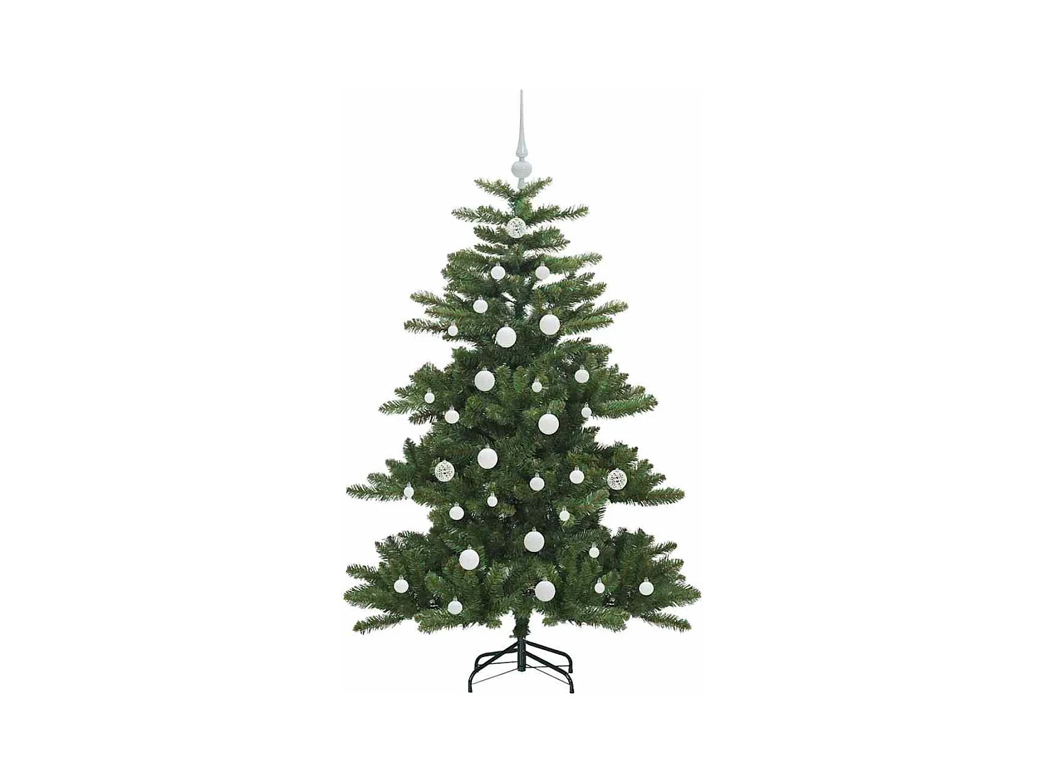 Árbol de Navidad artificial con ramas articuladas 150 cm PVC