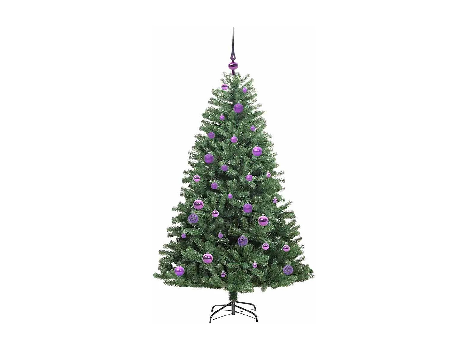 Árbol de Navidad artificial con ramas articuladas Verde 150 cm