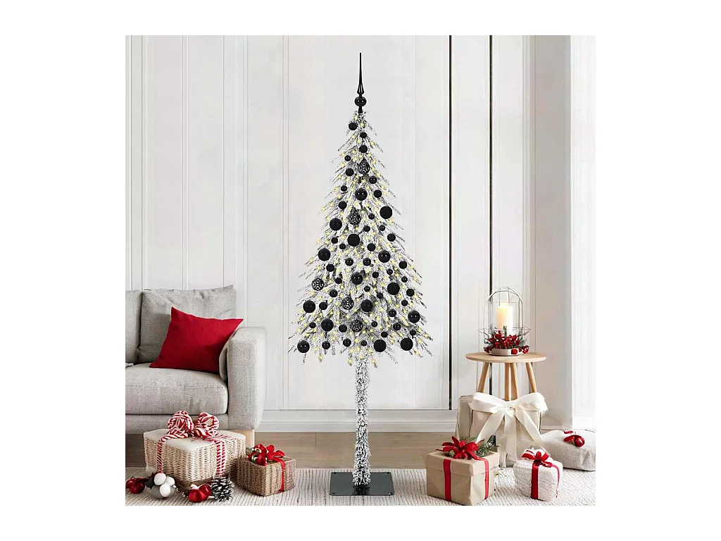 Kerstboom met 300 LED met standaard Wit 180 cm PE en Staal