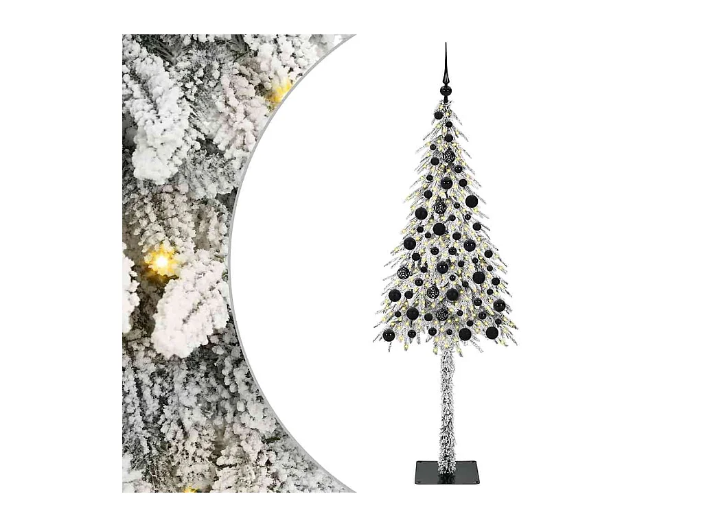 Kerstboom met 300 LED met standaard Wit 180 cm PE en Staal