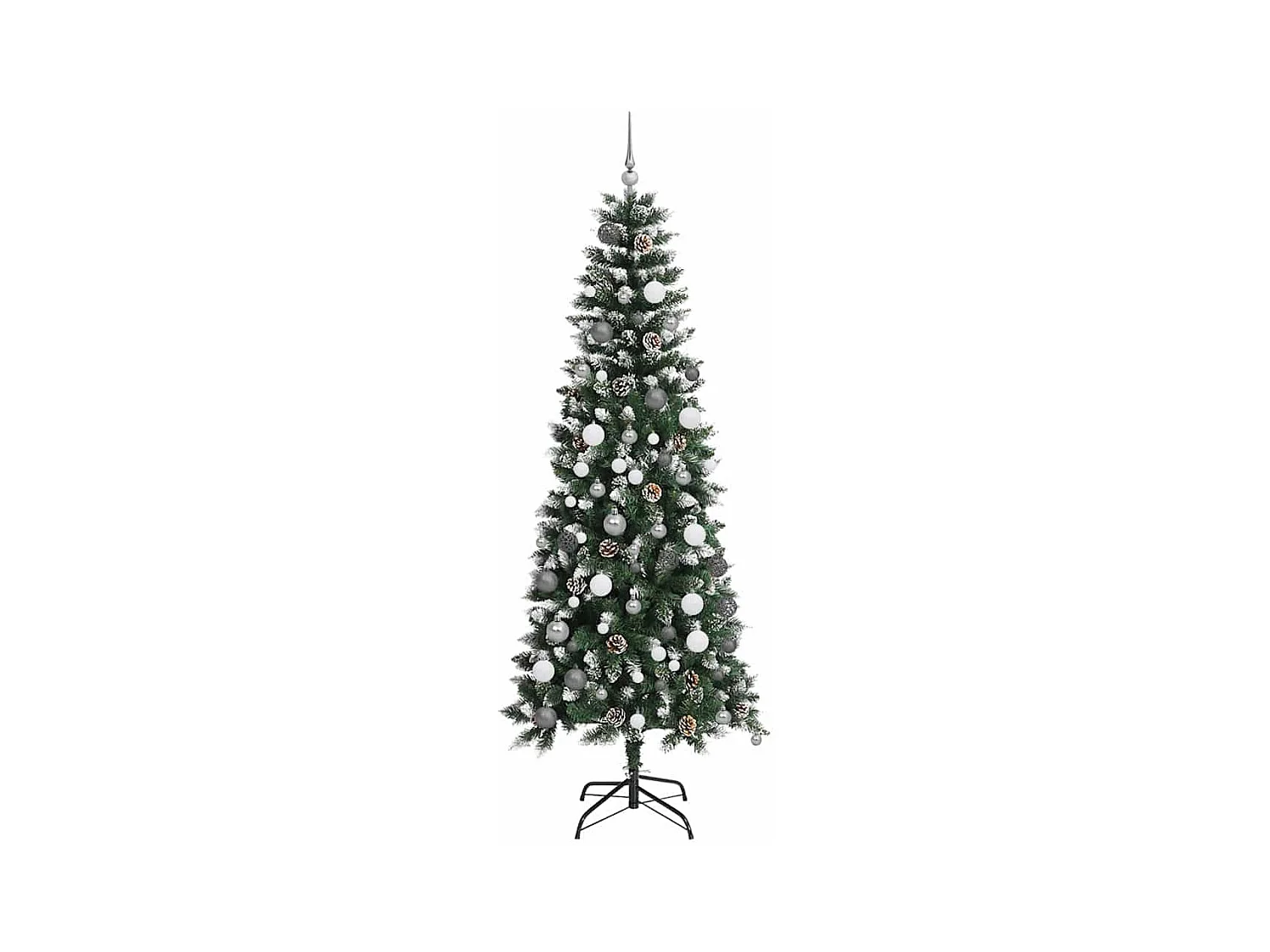 Sapin de Noël artificiel avec 300 LED Vert 86 x 86 x 210 cm