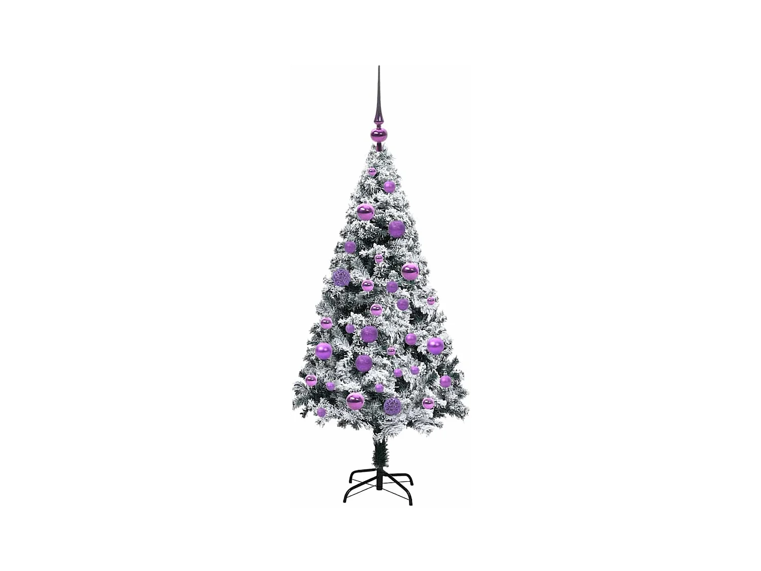 Sapin de Noël artificiel Vert 120 cm PVC, Acier et Plastique