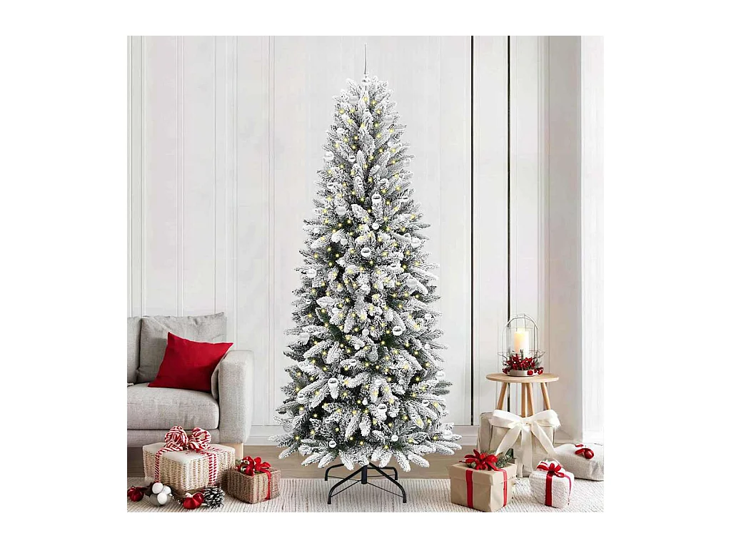Árbol de Navidad artificial con 300 LED 93 x 93 x 240 cm